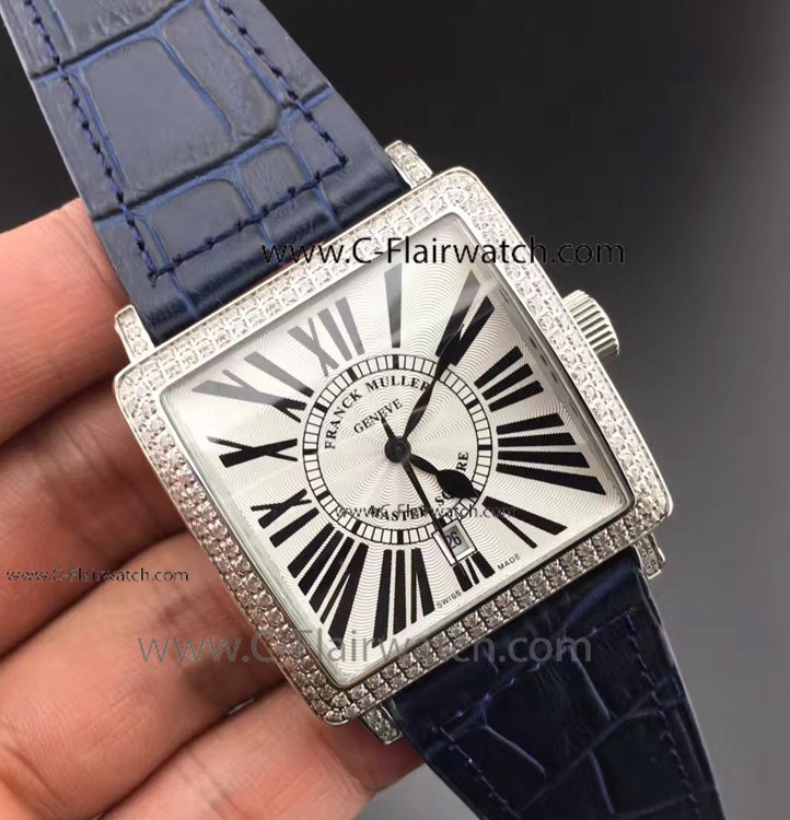 Replica Franck Muller Master Square White Face Watch 36mm